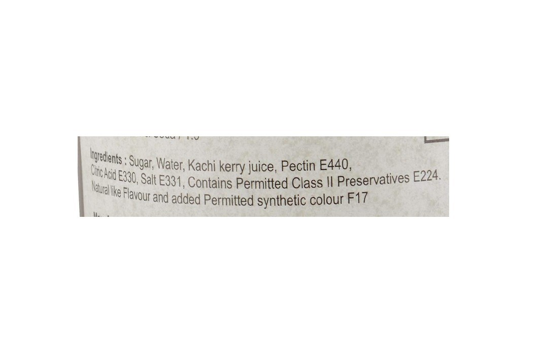 Pure Berry's Kachi Kerry Cordial    Bottle  750 millilitre